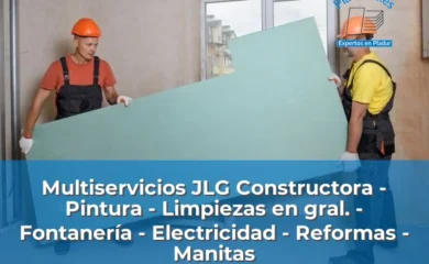 Multiservicios JLG Constructora - Pintura - Limpiezas en gral. - Fontanería - Electricidad - Reformas - Manitas